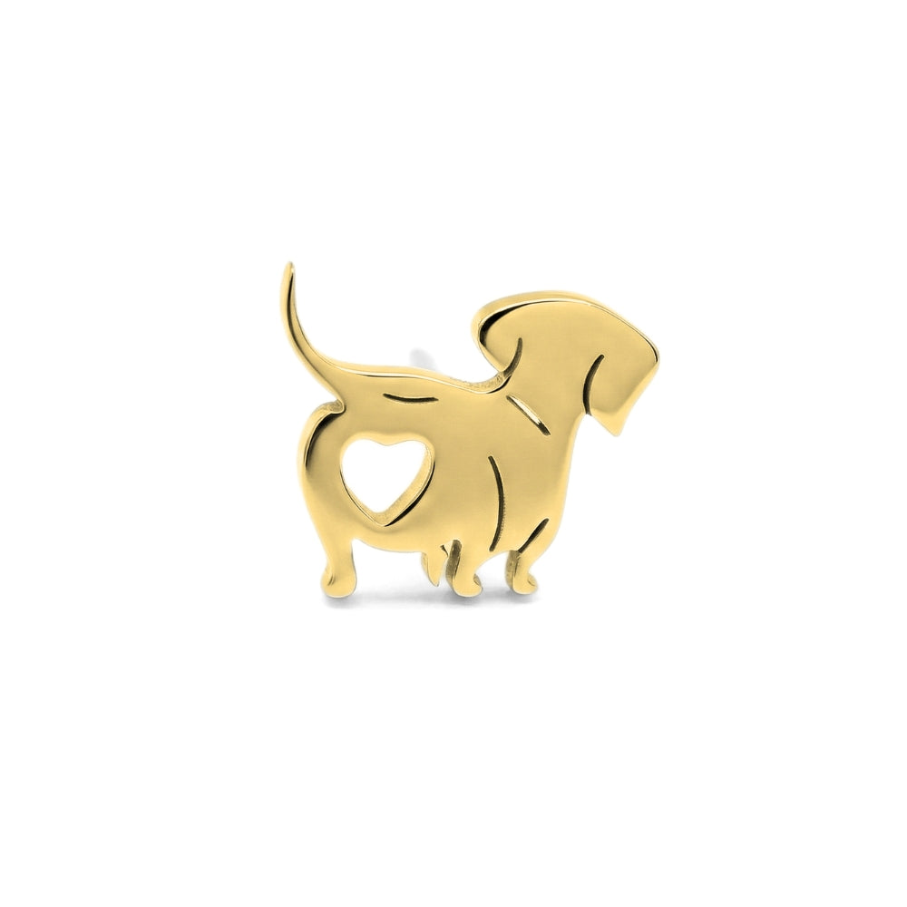 Weiner Dog Love Butt Studs | Earrings