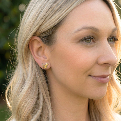 Weiner Dog Love Butt Studs | Earrings