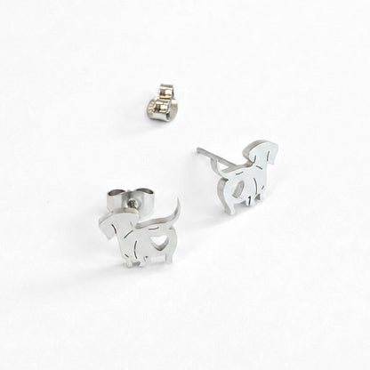 Weiner Dog Love Butt Studs | Earrings