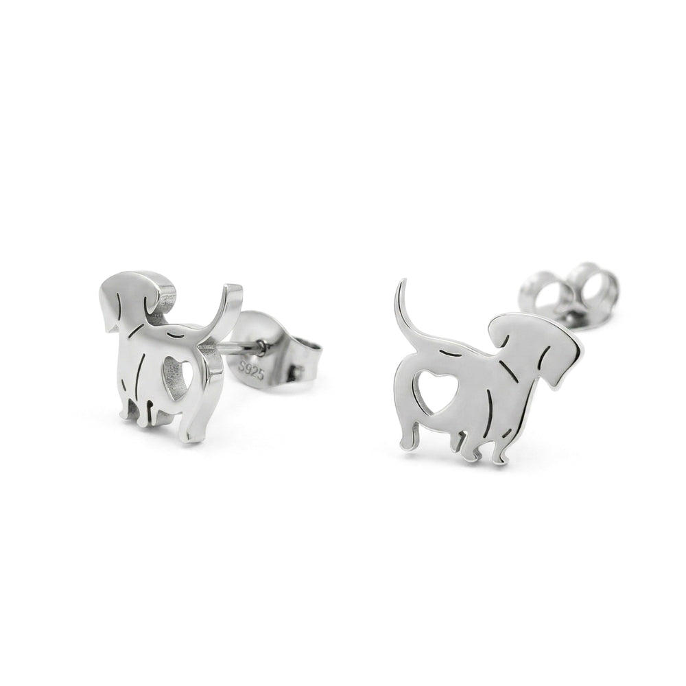 Weiner Dog Love Butt Studs | Earrings