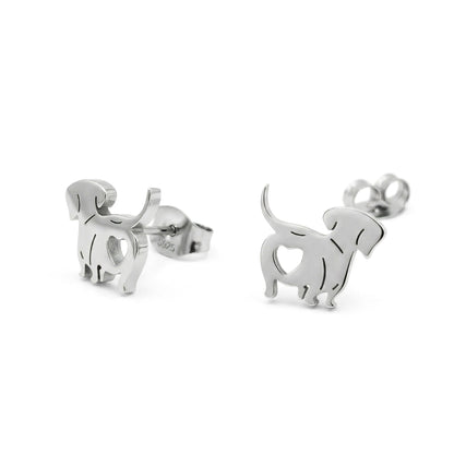 Weiner Dog Love Butt Studs | Earrings