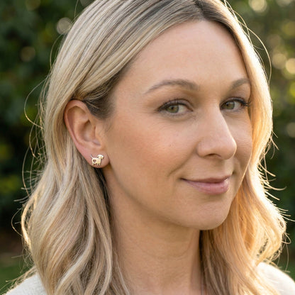 Weiner Dog Love Butt Studs | Earrings