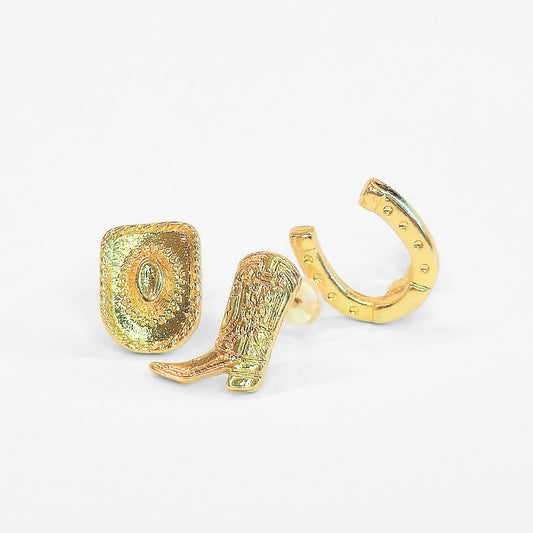 Country & Western Stud Earrings