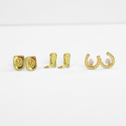 Country & Western Stud Earrings