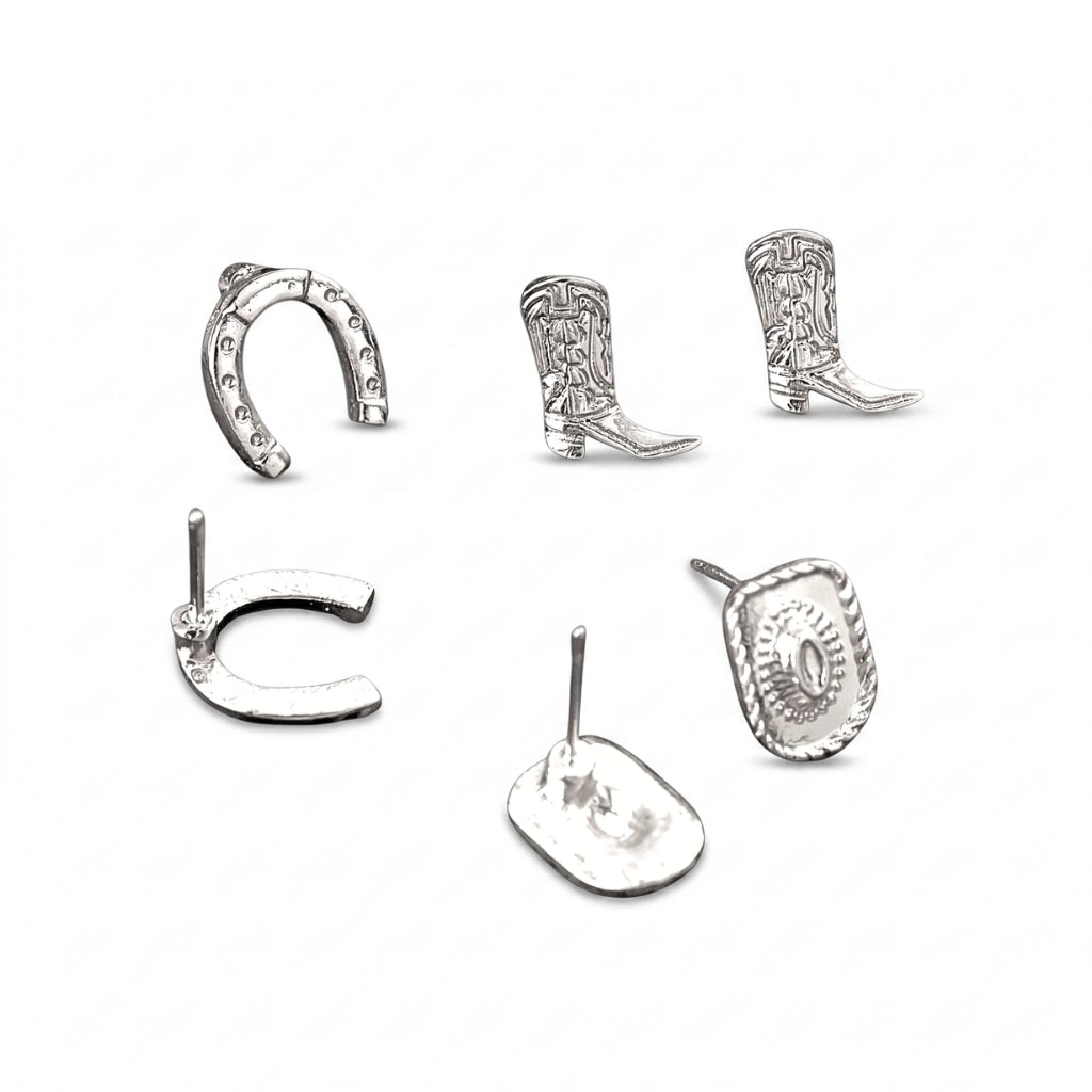 Country & Western Stud Earrings