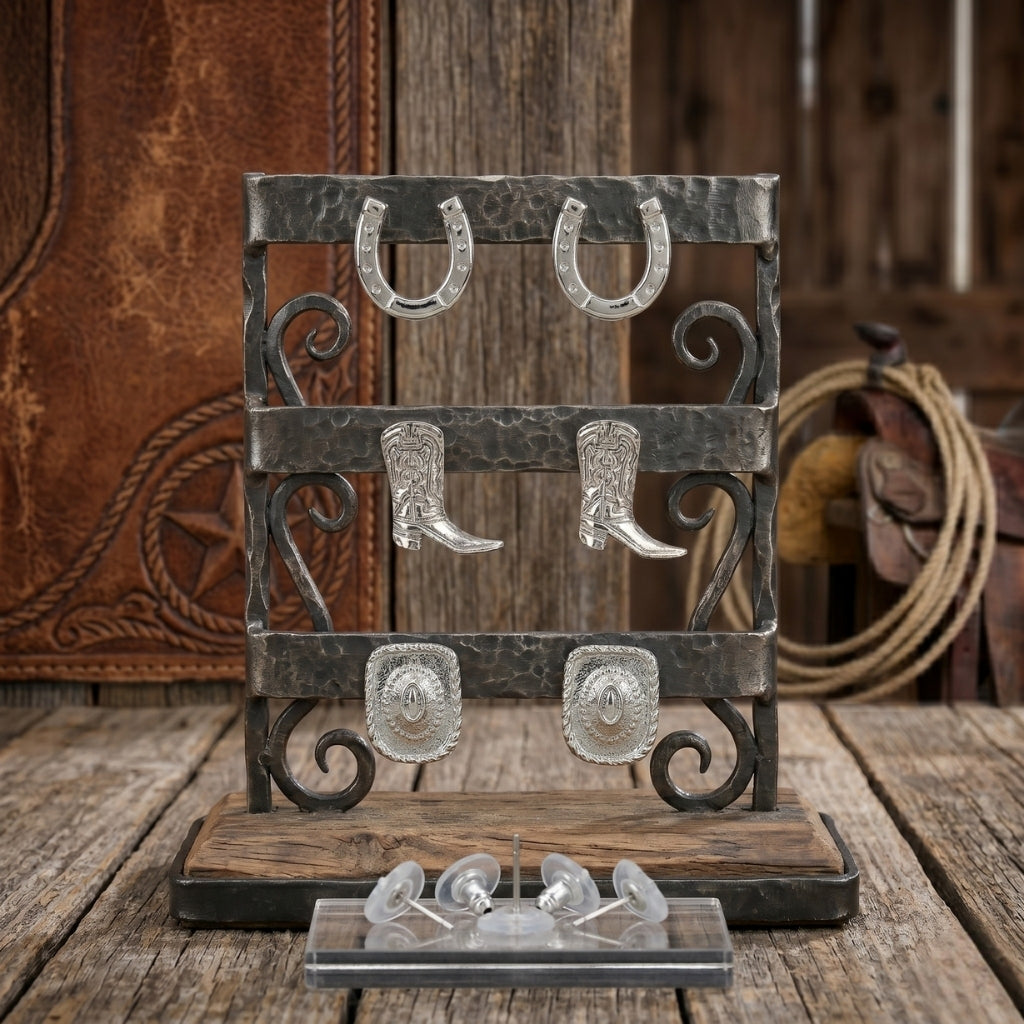Country & Western Stud Earrings