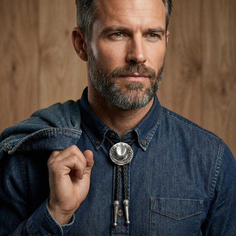 Western Hat Bolo Tie | Necktie