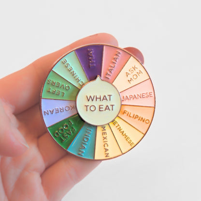 What To Eat (Decision-Making Wheel) | Collectible Pin