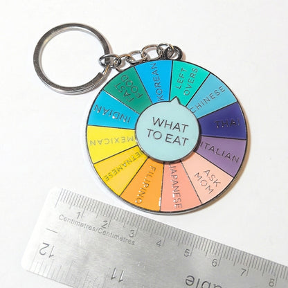 What to Eat Decision Wheel Spinner | Keychain
