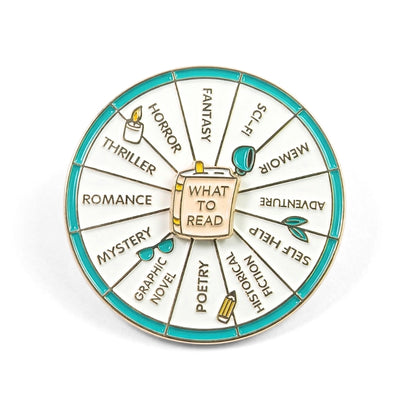 What to Read - Decision Wheel [Spinner] | Collectible Pin