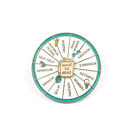 What to Read - Decision Wheel [Spinner] | Collectible Pin