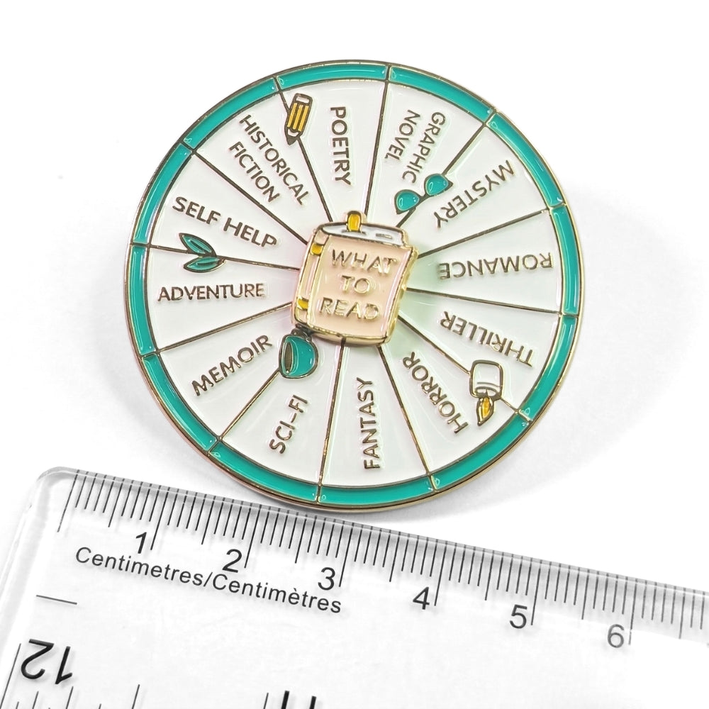 What to Read - Decision Wheel [Spinner] | Collectible Pin