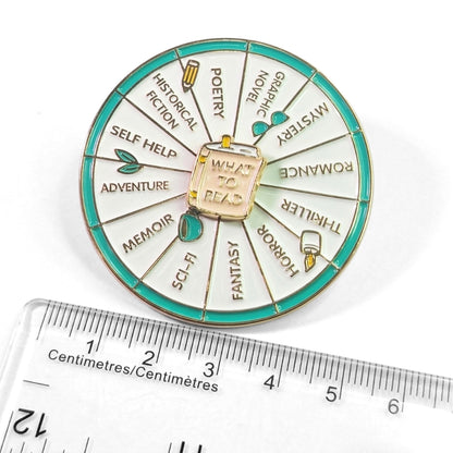 What to Read - Decision Wheel [Spinner] | Collectible Pin