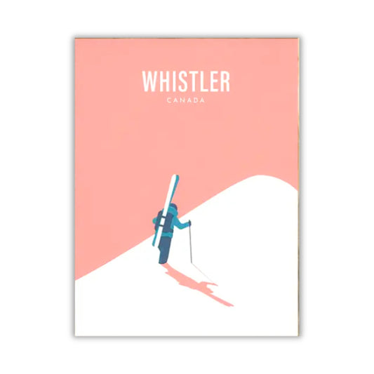 Retro Whistler Ski "Summit" | Canvas Art Print