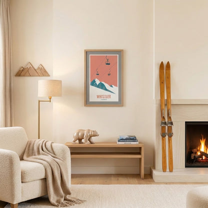 Ski Whistler Chair Lift | Canvas Art Print