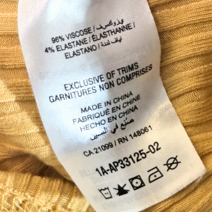 Women's [L] Ribbed Button-Front Long Sleeve Top | Ardene