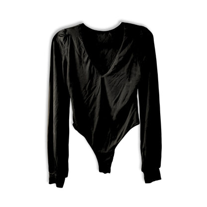 Women's V Neck Bodysuit [M]