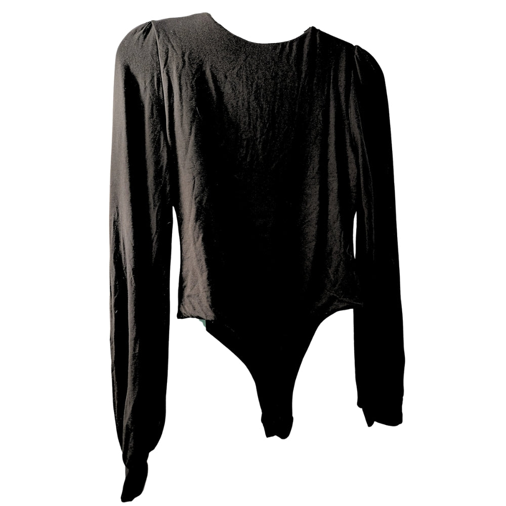 Women's V Neck Bodysuit [M]