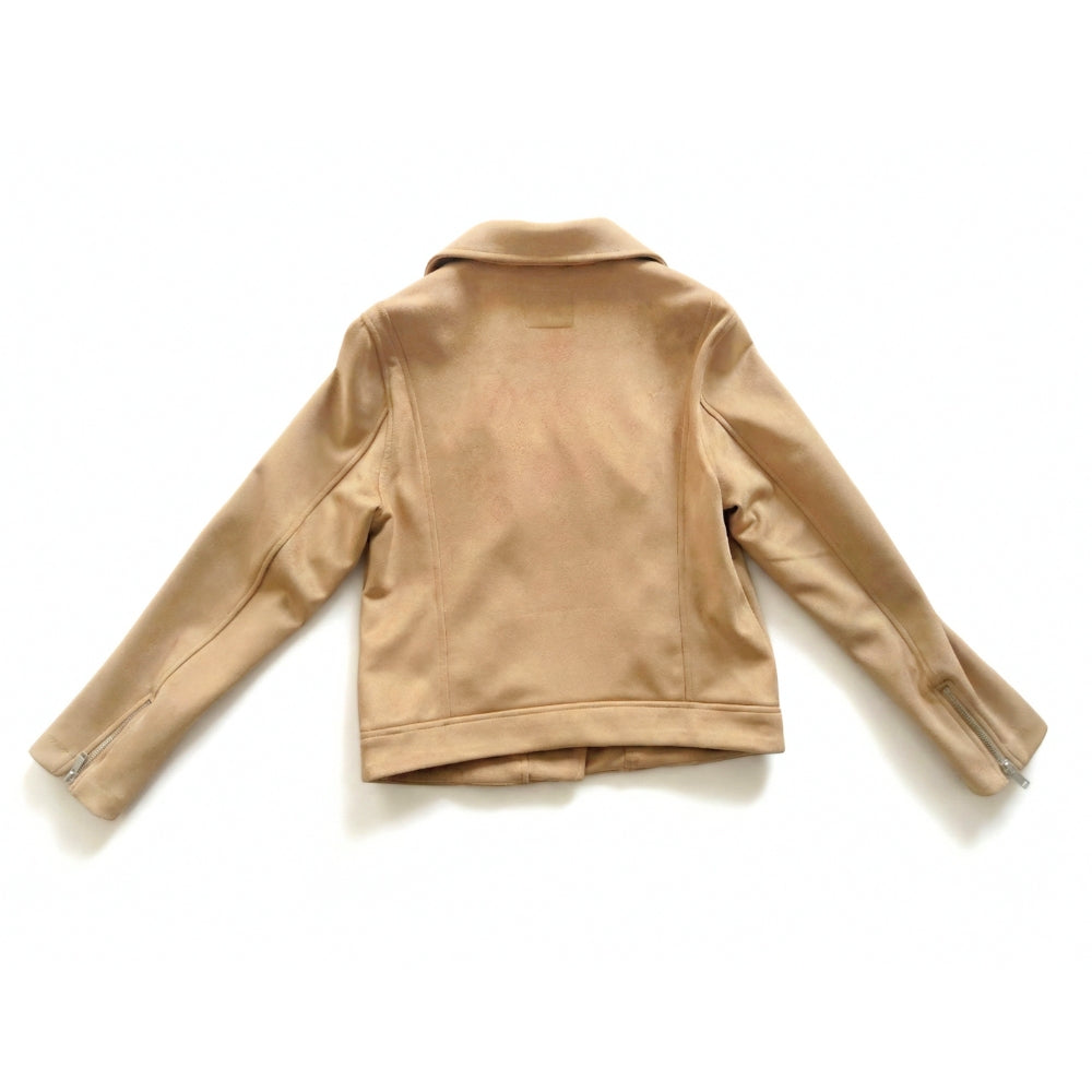 Blouson motard femme [M] en maille suédée | Old Navy