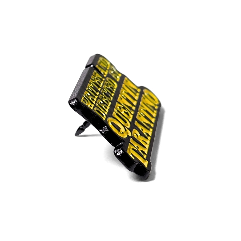 Écrit et réalisé par Quentin Tarantino | Pin de collection