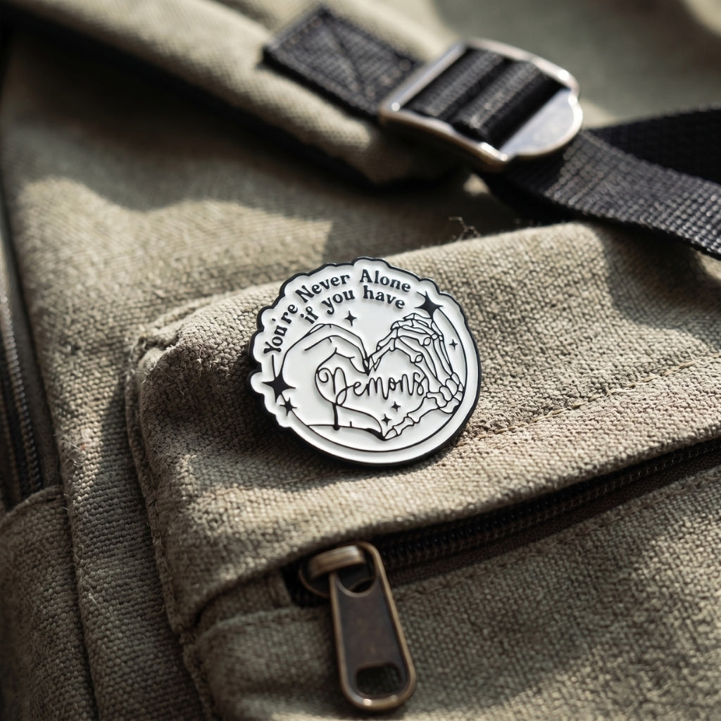 You're Never Alone If You Have Demons | Collectible Pin