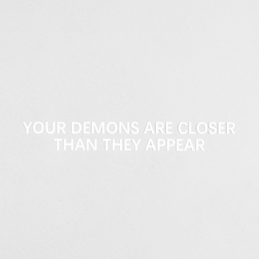 Your Demons Are Closer Than They Appear | Vinyl Sticker