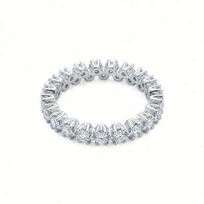 Zig-Zag Zirconia Band | Ring [Size 5]