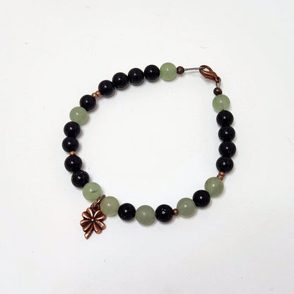 "Luck"🍀Morse Code Gemstone | Bracelet